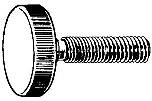 DIN653 Knurled thumb screws thin type 滾花平頭螺釘