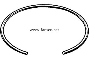 DIN7993A 鋼絲鎖圈