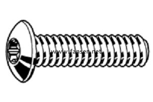 ISO7380 梅花槽半圓頭螺釘 Torx socket button head screws
